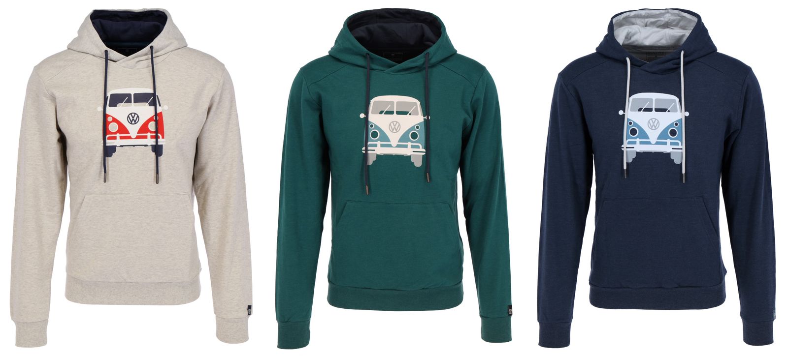 ELKLINE OLD FRIEND Herren Sweat Hoodie VW Bulli T1